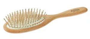 Houten haarborstel met houten pinnen