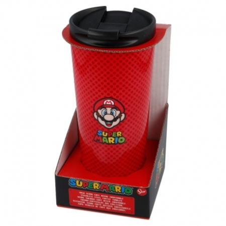 Rvs Koffie Beker Super Mario